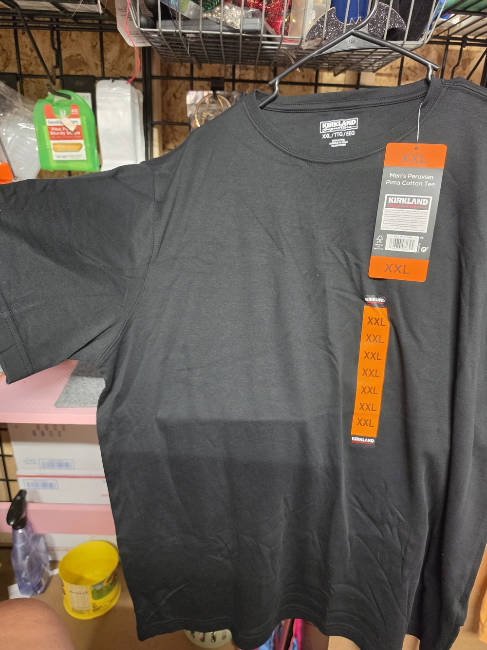 AT-1 Kirklands Men’s Crew Neck Tee in Black - XXL